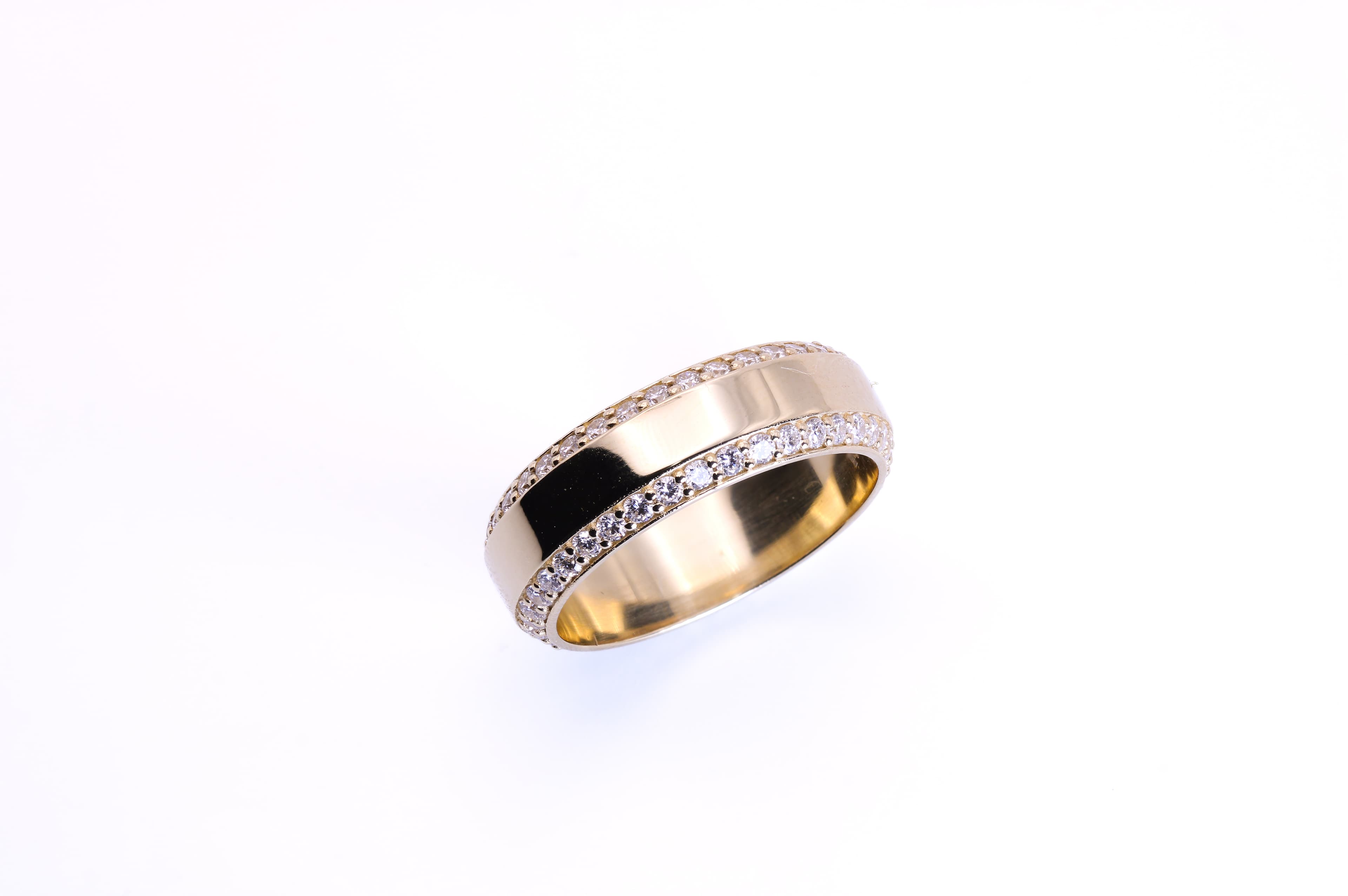 Dual Channel Diamond Band thumbnail 3