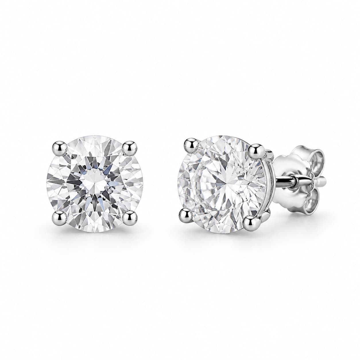 Diamond Stud Earrings