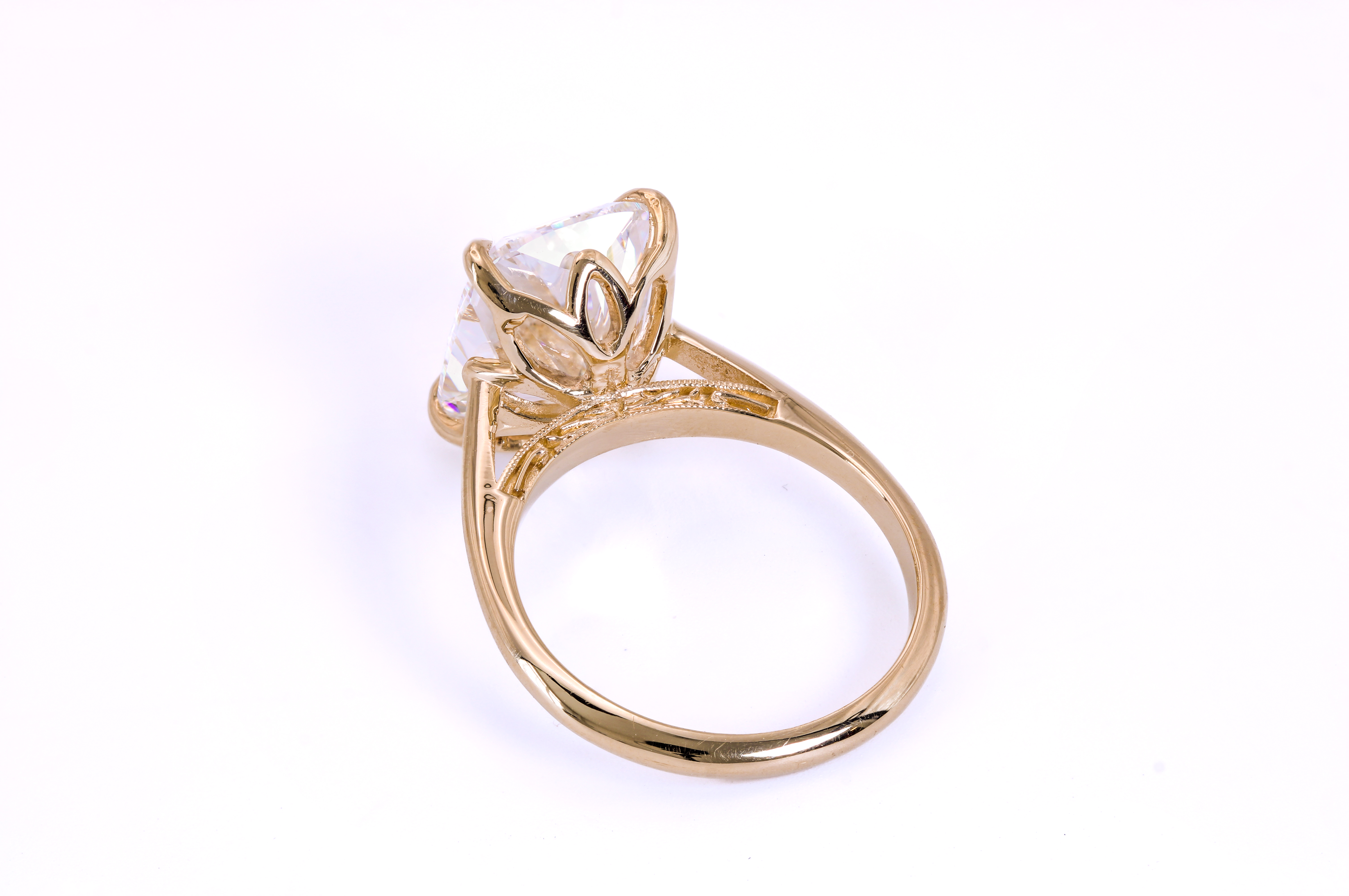 E + C engagement ring