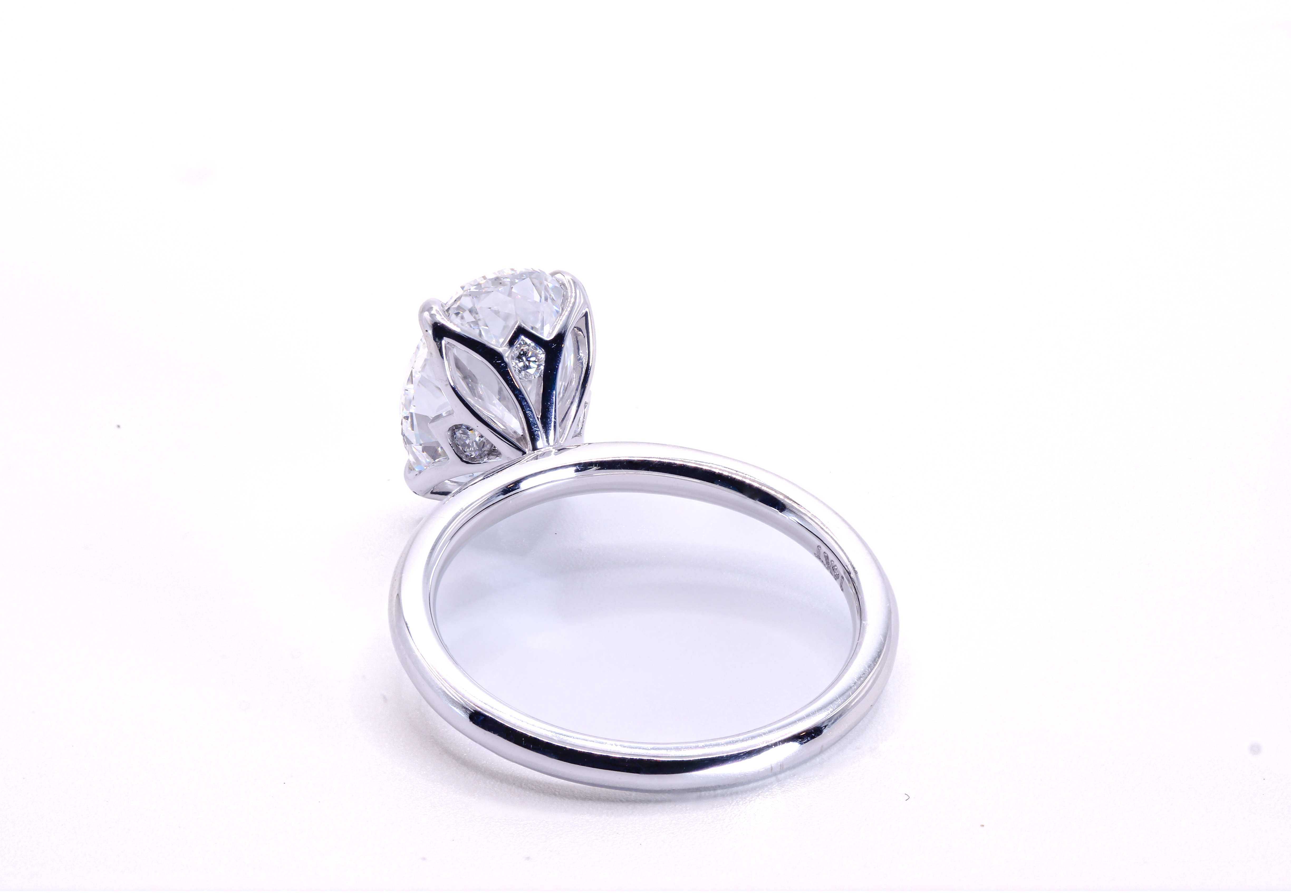 M + L engagement ring
